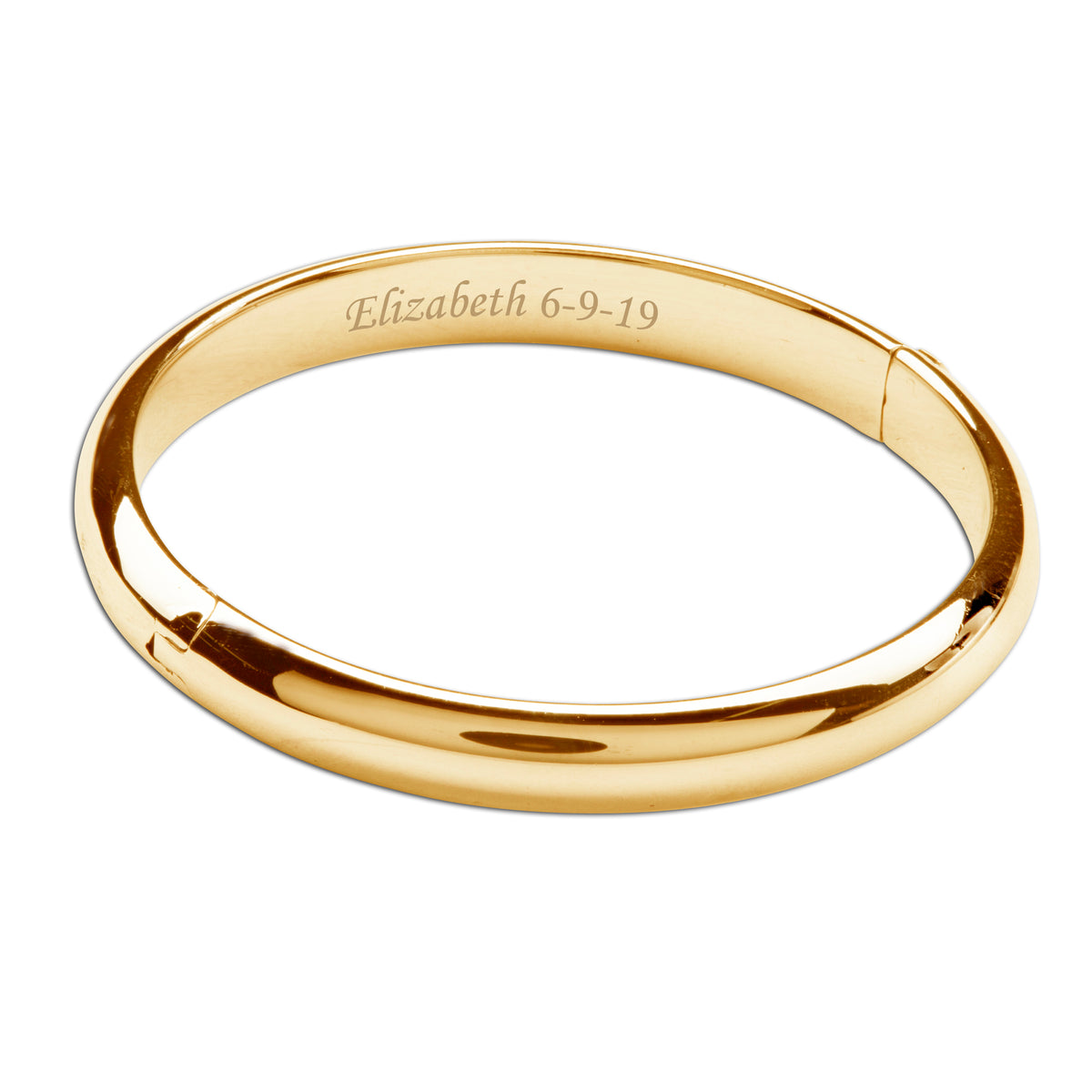 14K Gold Kids Bangle for Little girls, babies, toddlers, Teens