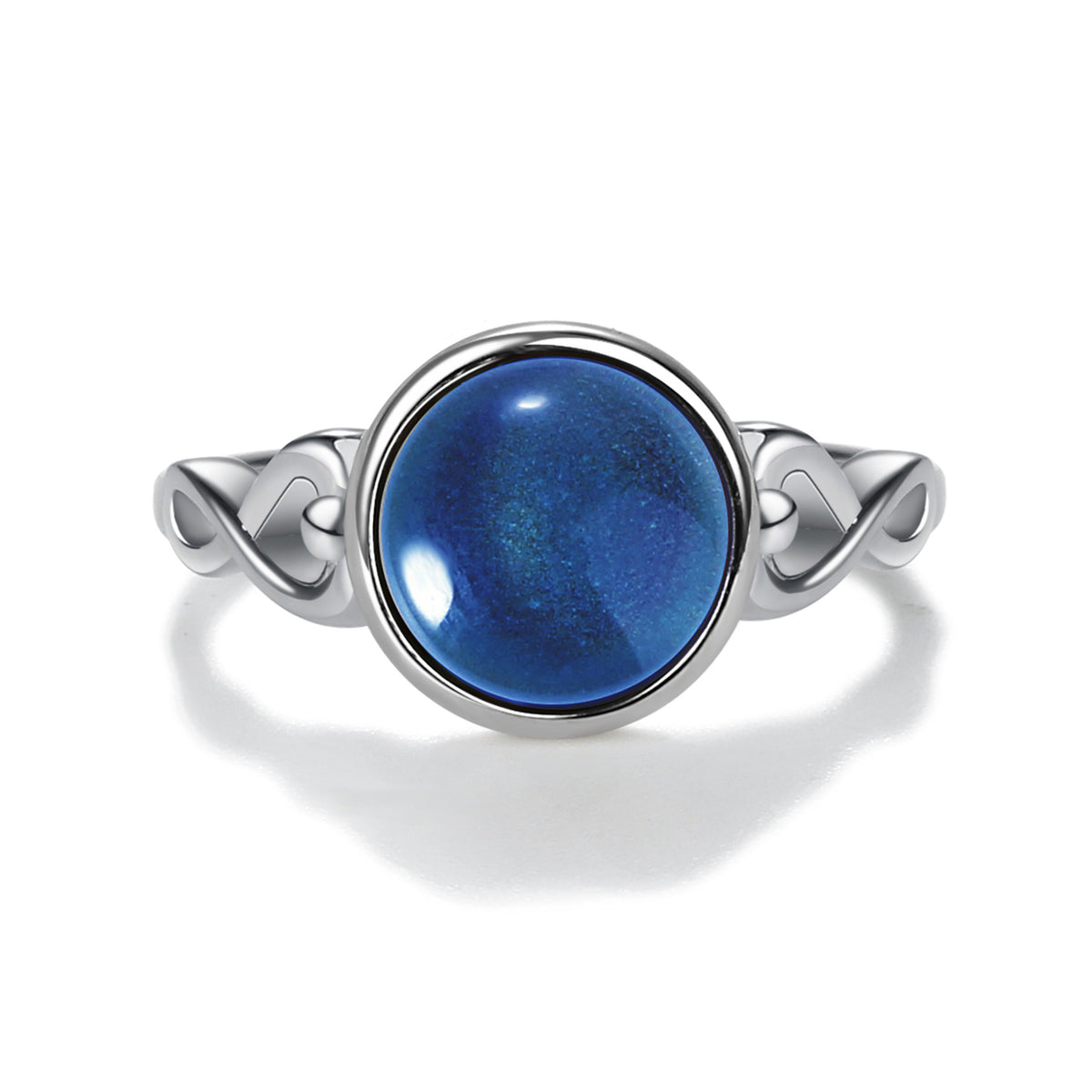 Sterling Silver Color Changing Mood Ring for Children and Women