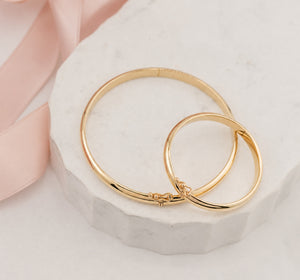 silver925 bangle バングル　/ me and her Girls Mom and Me Matching Bangle Bracelet Set for Mother and