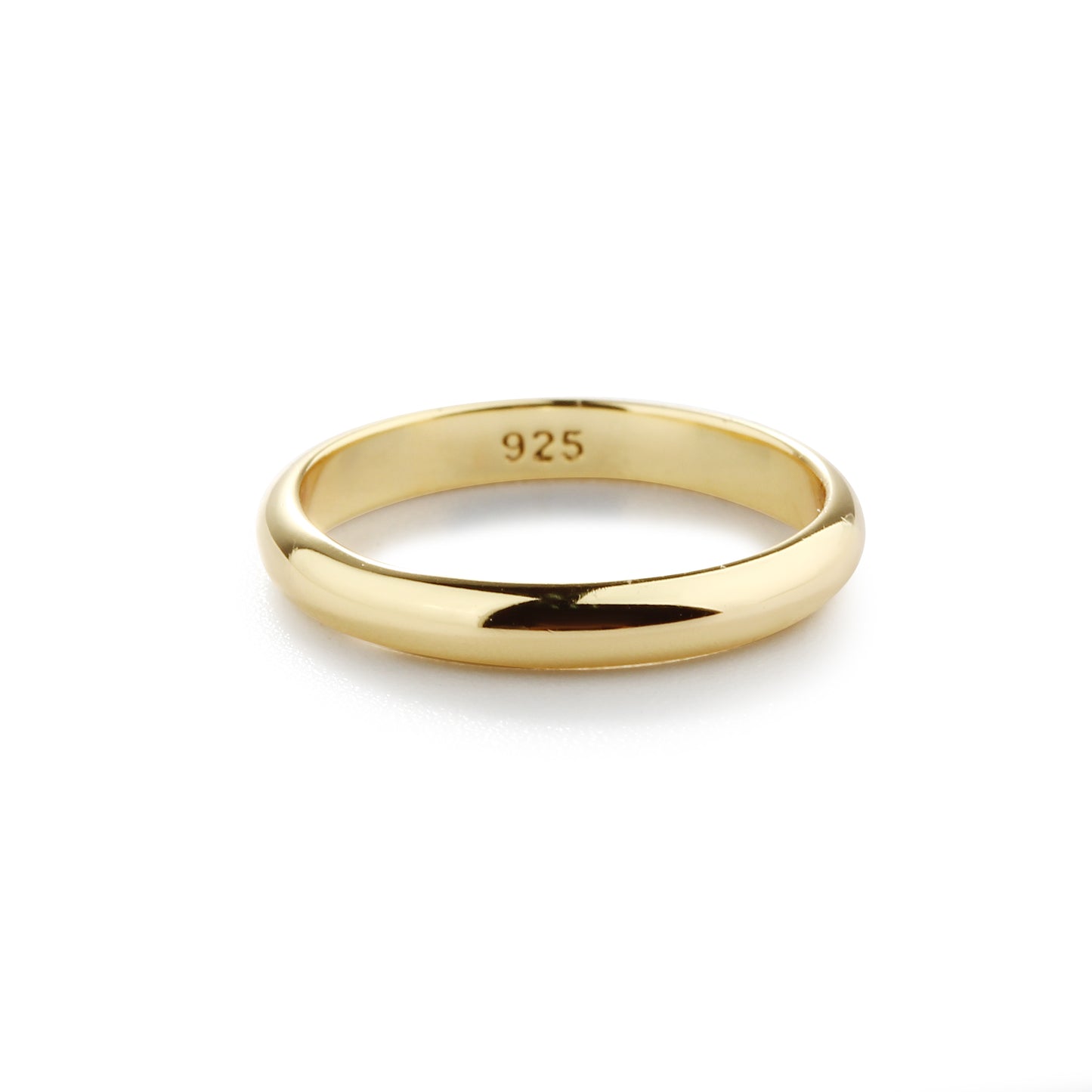 14K Gold-Plated Baby Ring - 2mm Band - Cherished Moments Jewelry