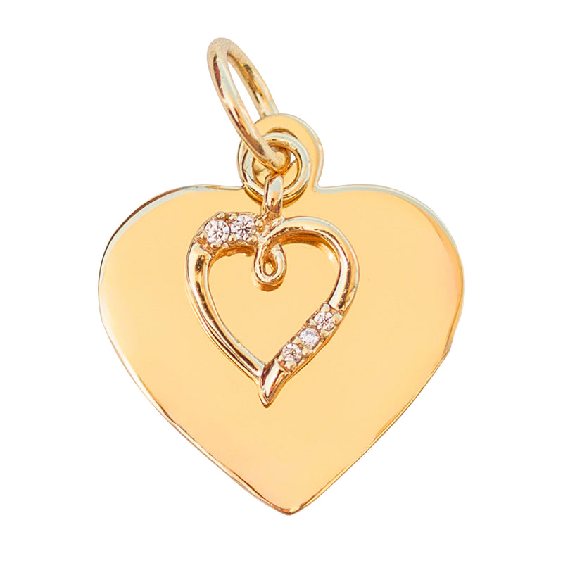 Custom Engraved Heart Charms - Cherished Moments Jewelry