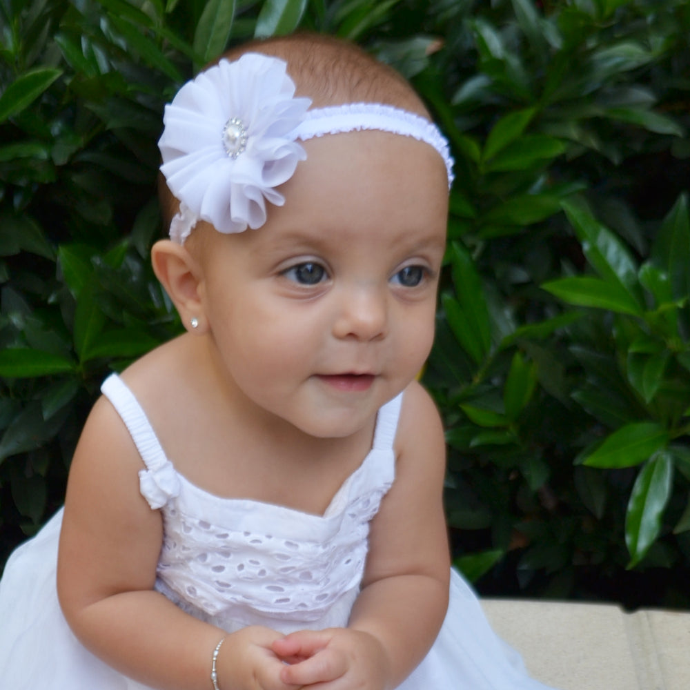 Baby Headband and Barefoot Sandal Set (KSG-121-BFS)