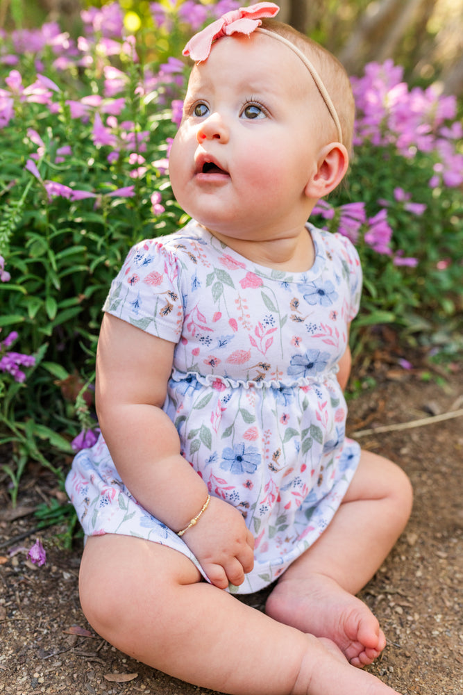 14K Gold-Plated Keepsake Bracelet for Baby, Toddler, or Little Girls