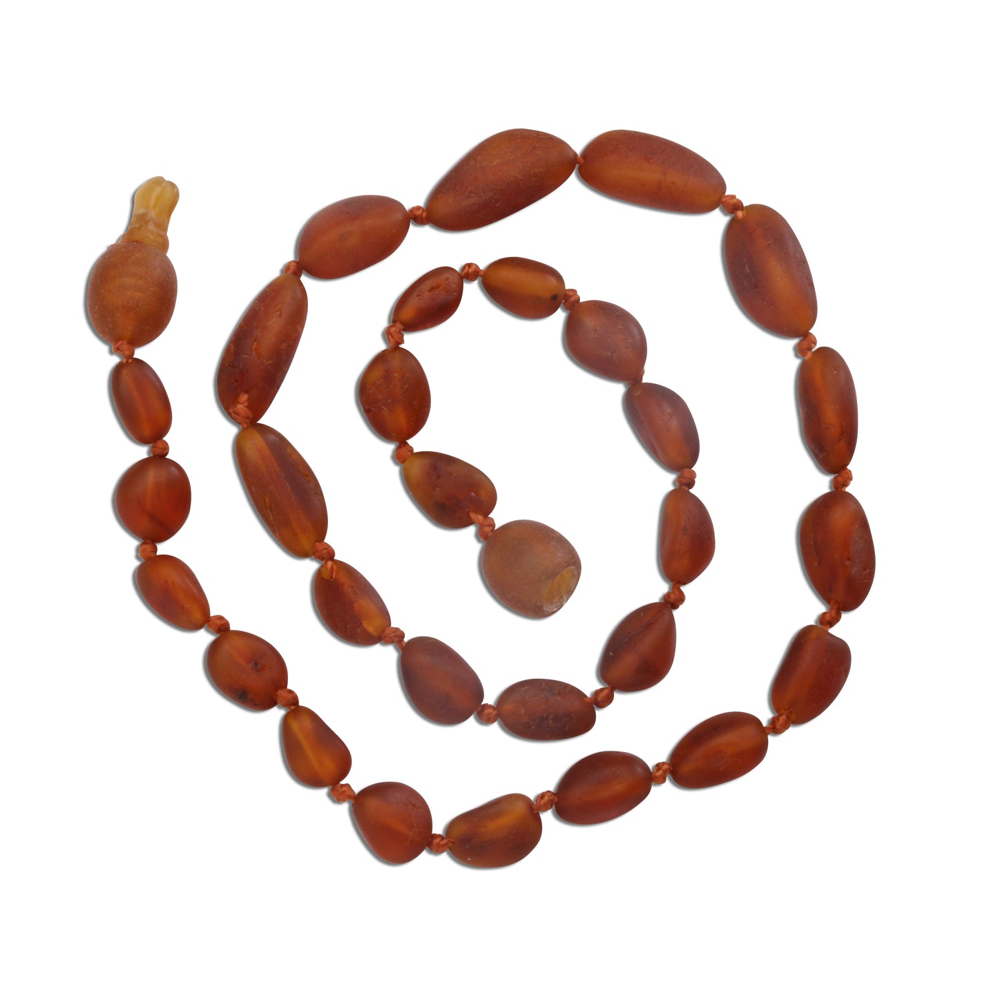 Amber Teething Necklace for Teething Babies and Toddlers (Light Cherry) - Cherished Moments Jewelry