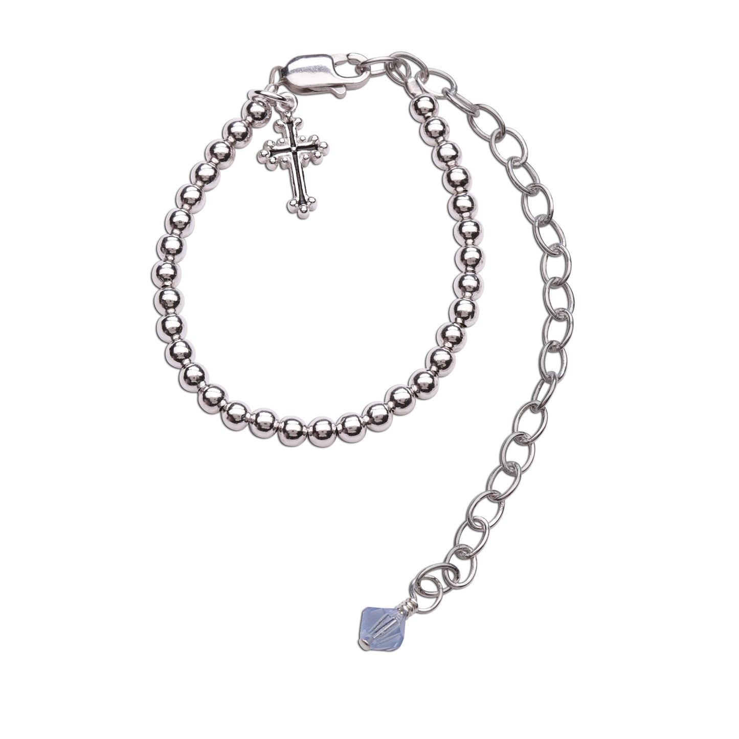 Boy's Baptism to Bride® Sterling Silver Baptism Bracelet for Baby Boy - Cherished Moments Jewelry