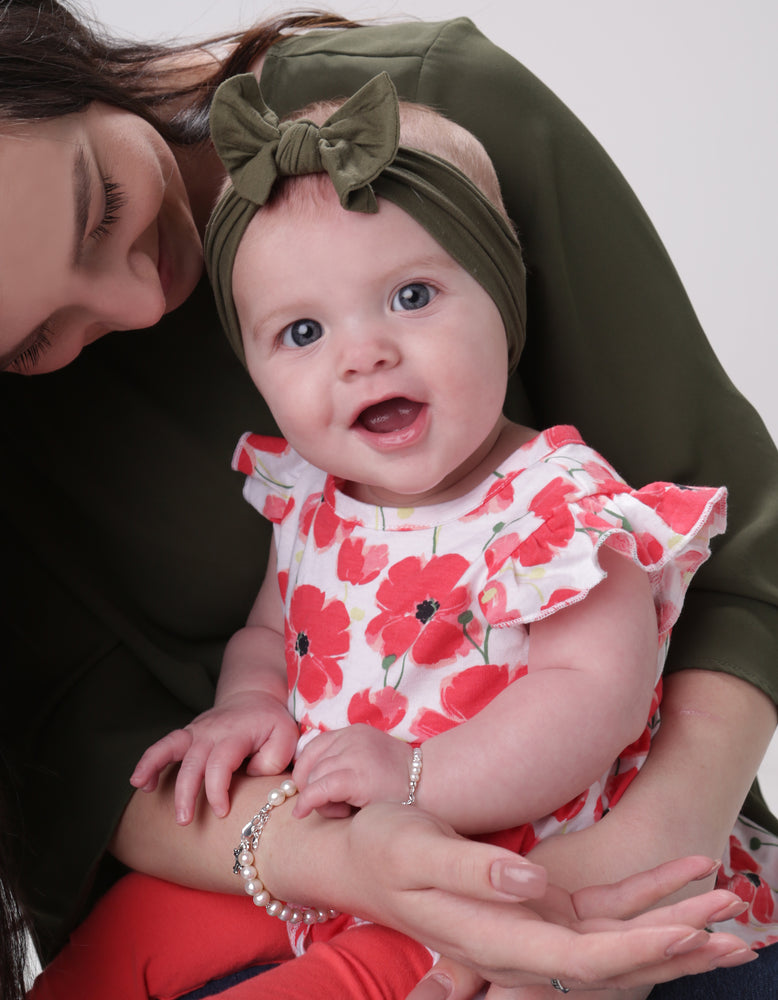 Mom and Me Bracelet Set for Mother and Daughter Baby Baptism Gift