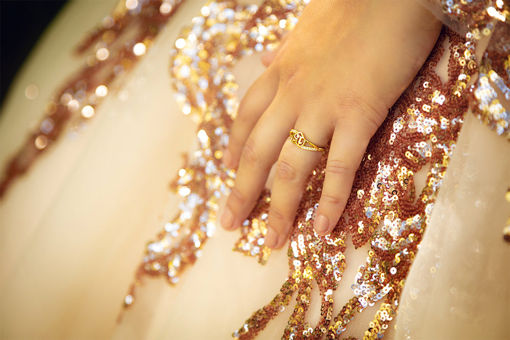 Quinceañera Heart Ring